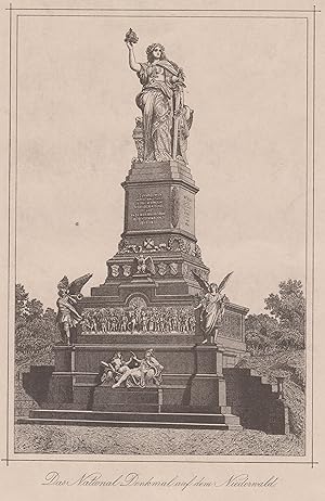 Image du vendeur pour Das Denkmal auf dem Niederwald. mis en vente par Antiquariat Clemens Paulusch GmbH