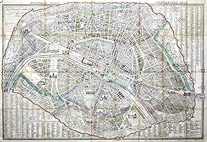 Stadtplan, "Plan Garanti-Complet ou Le Guide dans Paris dresse.