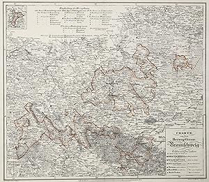 Bild des Verkufers fr Lithografie- Karte, n. Blume v. Kneisel b. Mller, "Charte von dem Herzogthume Braunschweig". zum Verkauf von Antiquariat Clemens Paulusch GmbH