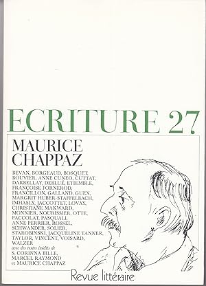 Ecriture no 27. Revue Littéraire. Automne 1986
