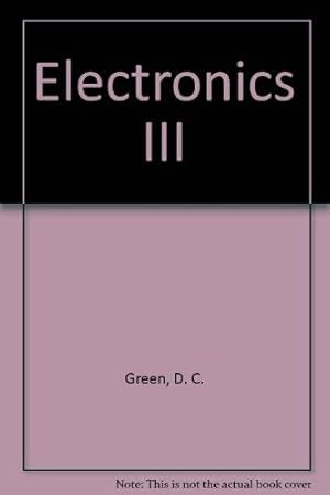 Image du vendeur pour Electronics III mis en vente par WeBuyBooks