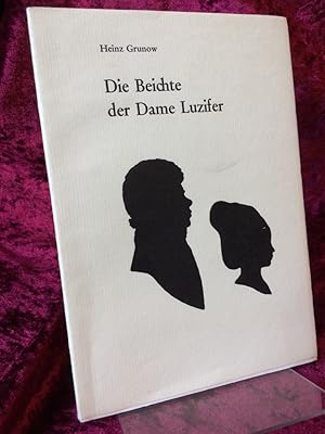 Bild des Verkufers fr Die Beichte der Dame Luzifer. oder. Die Begegnung der Caroline Schlegel mit Friedrich Schelling im Herbst 1800 in Wolfenbttel. (= Schriften zur Heimatkunde Heft 15). zum Verkauf von Altstadt-Antiquariat Nowicki-Hecht UG