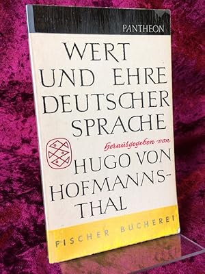 Wert und Ehre deutscher Sprache. In Zeugnissen herausgegeben.