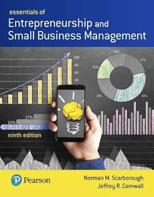 Imagen del vendedor de Essentials of Entrepreneurship and Small Business Management (9th Edition) (What's New in Management) by Scarborough, Norman M., Cornwall, Jeffrey R. [Paperback ] a la venta por booksXpress