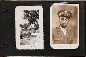 [ANNOTATED VERNACULAR PHOTOGRAPH ALBUM KEPT BY AN AFRICAN-AMERICAN WOMAN FROM WASHINGTON, D.C., D...