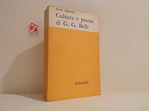 Bild des Verkufers fr Cultura e poesia di G. G. Belli zum Verkauf von Libreria Spalavera