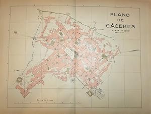 PLANO de Cáceres. Escala 1:4.000.