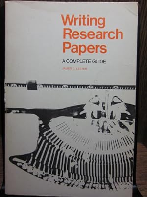 Imagen del vendedor de WRITING RESEARCH PAPERS: A Complete Guide a la venta por The Book Abyss