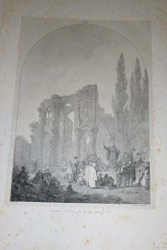 Image du vendeur pour Ruines de l ' abbaye de Saint - Wandrille. First edition. mis en vente par Wittenborn Art Books