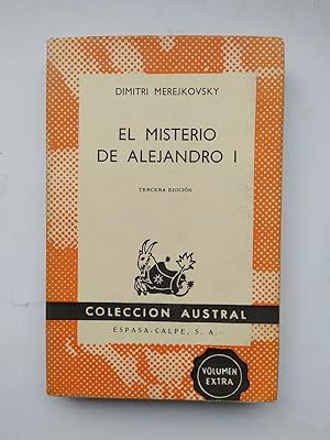 Seller image for El misterio de Alejandro I. AUSTRAL N 737. for sale by TraperaDeKlaus