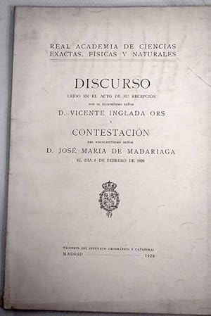 Imagen del vendedor de Discurso leido en el acto de su recepcin por el Ilustrsimo Seor D a la venta por Alcan Libros