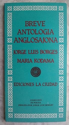 Image du vendeur pour Breve Antologia Anglosajona mis en vente par Chaco 4ever Books