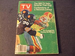 Seller image for TV Guide Aug 31- Sep 6 1980 Miami Riots, Confessions of Network Censor for sale by Joseph M Zunno