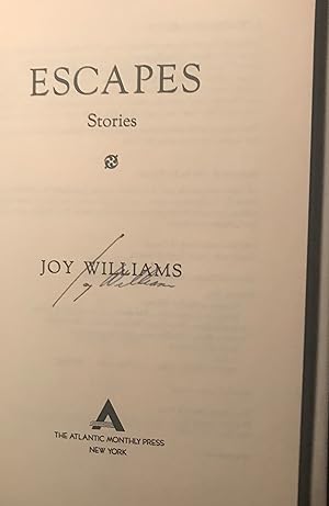 Seller image for Escapes: Stories for sale by Rob Warren Books