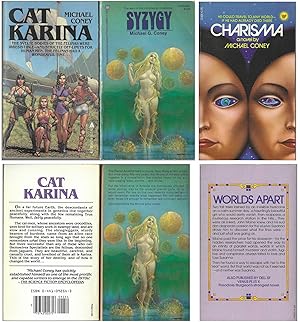 Bild des Verkufers fr MICHAEL G. CONEY" NOVELS 3-VOLUMES: Cat Karina / Syzygy / Charisma zum Verkauf von John McCormick