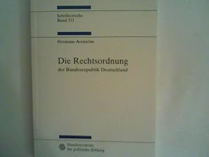 Immagine del venditore per Die Rechtsordnung der Bundesrepublik Deutschland. Eine Einfhrung venduto da ANTIQUARIAT FRDEBUCH Inh.Michael Simon