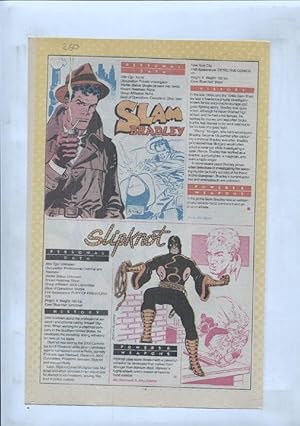 Bild des Verkufers fr Ficha personaje DC Comics numero 260: Slam Bradley + Slipknot + Skyman zum Verkauf von EL BOLETIN