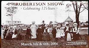 ROBERTSON SHOW. CELEBRATING 125 YEARS. March 5th & 6th, 2004.