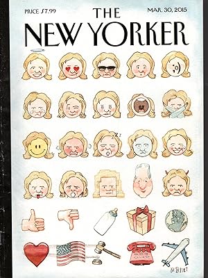Immagine del venditore per The New Yorker Magazine: March 30, 2015 venduto da Dorley House Books, Inc.