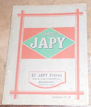 Catalogue Pompes Japy 1930