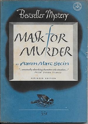 Image du vendeur pour Mask for Nurder mis en vente par stephens bookstore