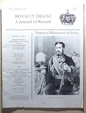 Seller image for ROYALTY DIGEST - A Journal of Record Number 66 October 1996 [Volume 6 Number 6] for sale by Portman Rare Books