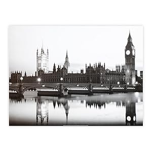 Stampa d'arte vintage Big Ben - London 2004 - 80x60 cm