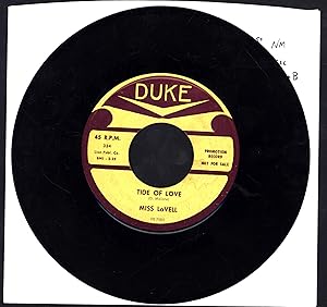 Tide of Love / Just Look At You Fool (45 RPM 'PROMOTION' VINYL R&B 'SINGLE')