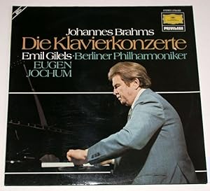 Johannes Brahms. Die Klavierkonzerte. Berliner Philharmonika; Eugen Jochum. Doppelalbum (LP-Vinyl).