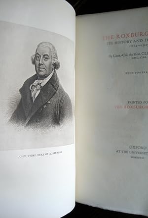 The Roxburghe Club: its history and its members 1812-1927. [With a "synopsis" by M.R. James of th...