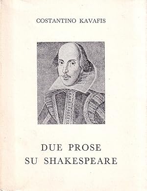 Immagine del venditore per Due Prose Su Shakespeare venduto da Il Salvalibro s.n.c. di Moscati Giovanni