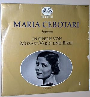 Maria Cebotari (Sopran) in Opern von Mozart, Verdi und Bizet.