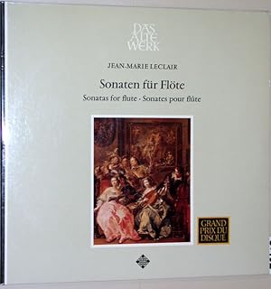 Die Sonaten für Flöte und Basso Continuo.