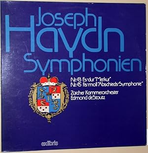 Joseph Haydn Symphonien Nr. 43 Es-dur Merkur . Zürcher Kammerorchester Edmond de Stoutz.