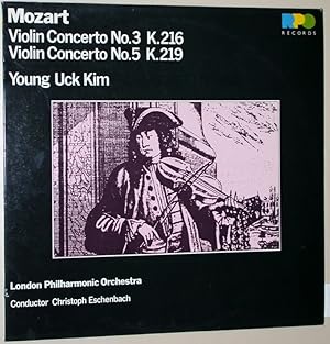Seller image for Violin Concerto No. 5 in A major, K219. No. 3 K216. Young Uck Kim. London Philharmonic Orchstra. Conductor Christoph Eschenbach. for sale by Versandantiquariat Kerstin Daras