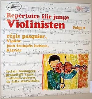 Bild des Verkufers fr Repertoire pour les jeunes violonistes Vol. 2. zum Verkauf von Versandantiquariat Kerstin Daras