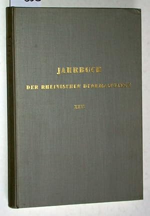 Bild des Verkufers fr Jahrbuch der Rheinischen Denkmalpflege. Band XXVI (26), 1966. Abhandlungen aus dem Bereich der Denkmalpflege und Inventarisation 1959-1964. Hrsg. von Rudolf Wesenberg. zum Verkauf von Versandantiquariat Kerstin Daras