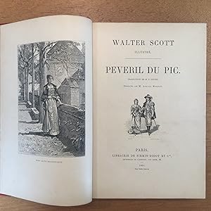 Seller image for Peveril du Pic. Traduction de M. P. Louisy. Dessins de M. Adrien Moreau for sale by Les bouquins d'Alain