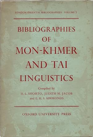Seller image for Bibliographies of Mon-Khmer and Tai Linguistics for sale by Cider Creek Books