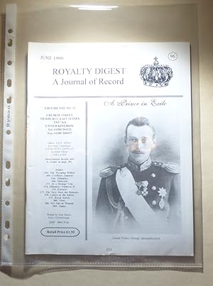 Seller image for ROYALTY DIGEST - A Journal of Record Number 96 June1999 [Volume 8 Number12] for sale by Portman Rare Books