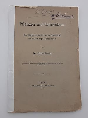 Pflanzen und Schnecken. Eine biologische Studie über die Schutzmittel der Pflanzen gegen Schnecke...