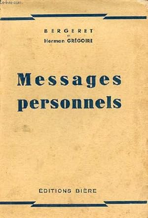 Seller image for Messages personnels. for sale by Le-Livre