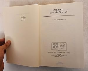 Seller image for Donizetti And His Operas for sale by Mullen Books, ABAA