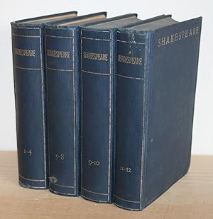 Shakespeare William. Sämtliche dramatische Werke in 12 Bänden in 4 Büchern, komplett.