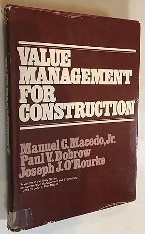 Seller image for Value Management for Construction (Construction Management and Engineering) for sale by Once Upon A Time