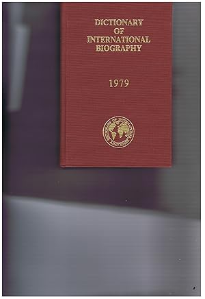 Bild des Verkufers fr Dictionary Of International Biography zum Verkauf von Round Table Books, LLC