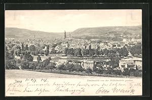 Bild des Verkufers fr Ansichtskarte Jena, Gesamtansicht, Blick von der Wilhelmshhe zum Verkauf von Bartko-Reher