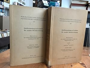 Imagen del vendedor de Quellensammlung zur Geschichte der sozialen Betriebsverfassung. Zwei [2] Bnde. Ruhrindustrie unterbesonderer Bercksichtigung des Industrie- und Handelskammerbezirks Essen. Erster Band: berbetriebliche Einwirkungen auf die soziale Betriebsverfassung der Ruhrindustrie. Zweiter Band: Soziale Betriebsverfassung einzelner Unternehmen der Ruhrindustrie. a la venta por Antiquariat Thomas Nonnenmacher