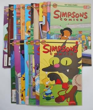 Simpsons Comics [Konvolut aus 19 Comics - englische Version] #8; #13 bis #15; #18; #19; #21; #22;...