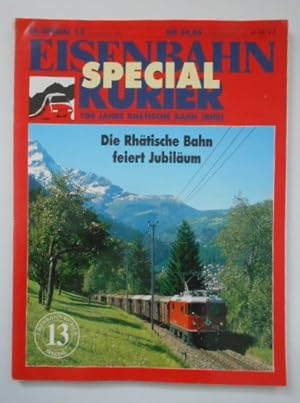 Bild des Verkufers fr Eisenbahn-Kurier Special: 100 Jahre Rhtische Bahn (RHB): Die Rhtische Bahn feiert Jubilum. EK-Special 13 (Juli/August 1989 - M 9819F). zum Verkauf von KULTur-Antiquariat